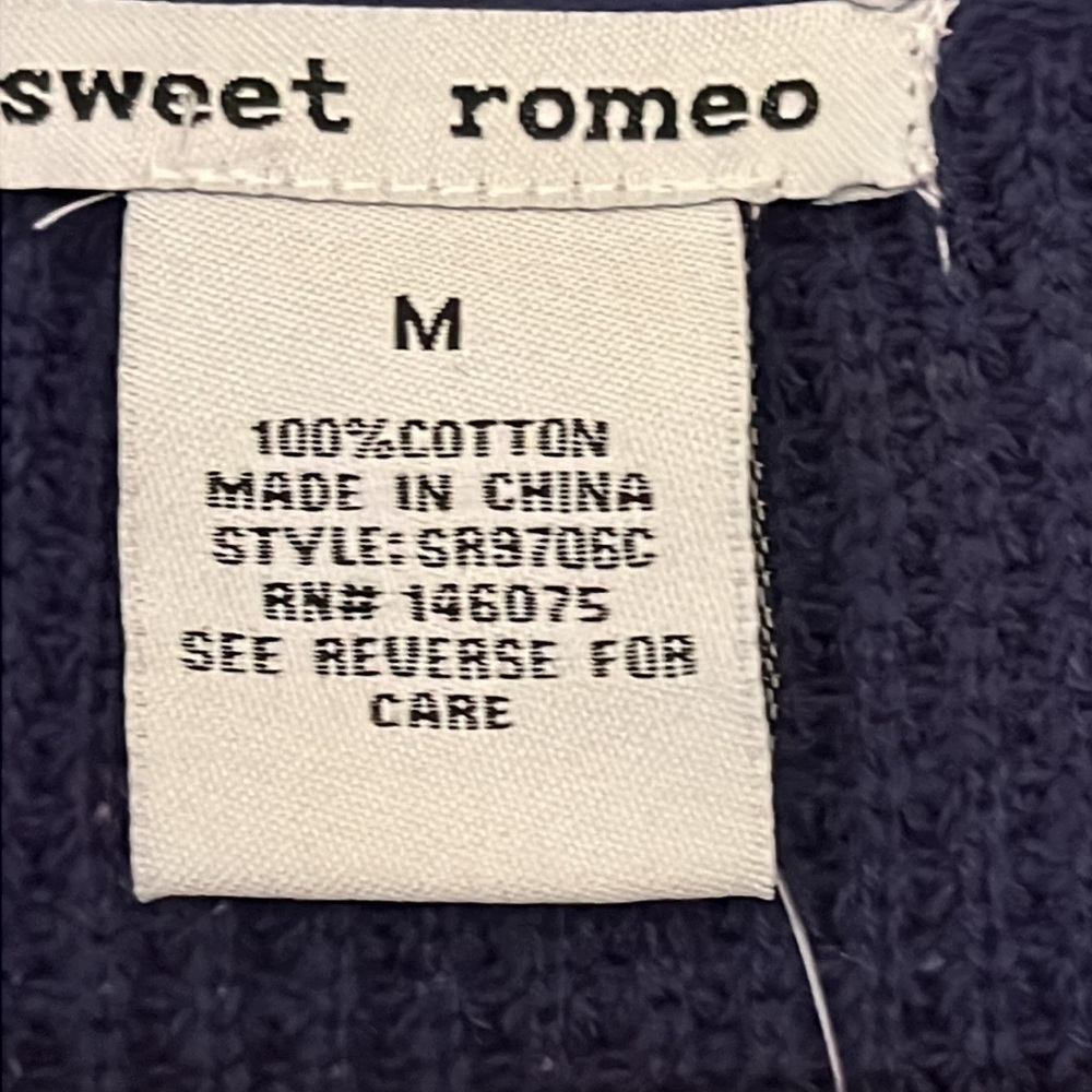Sweet Romeo Waffle Sweater - Picture 4 of 7